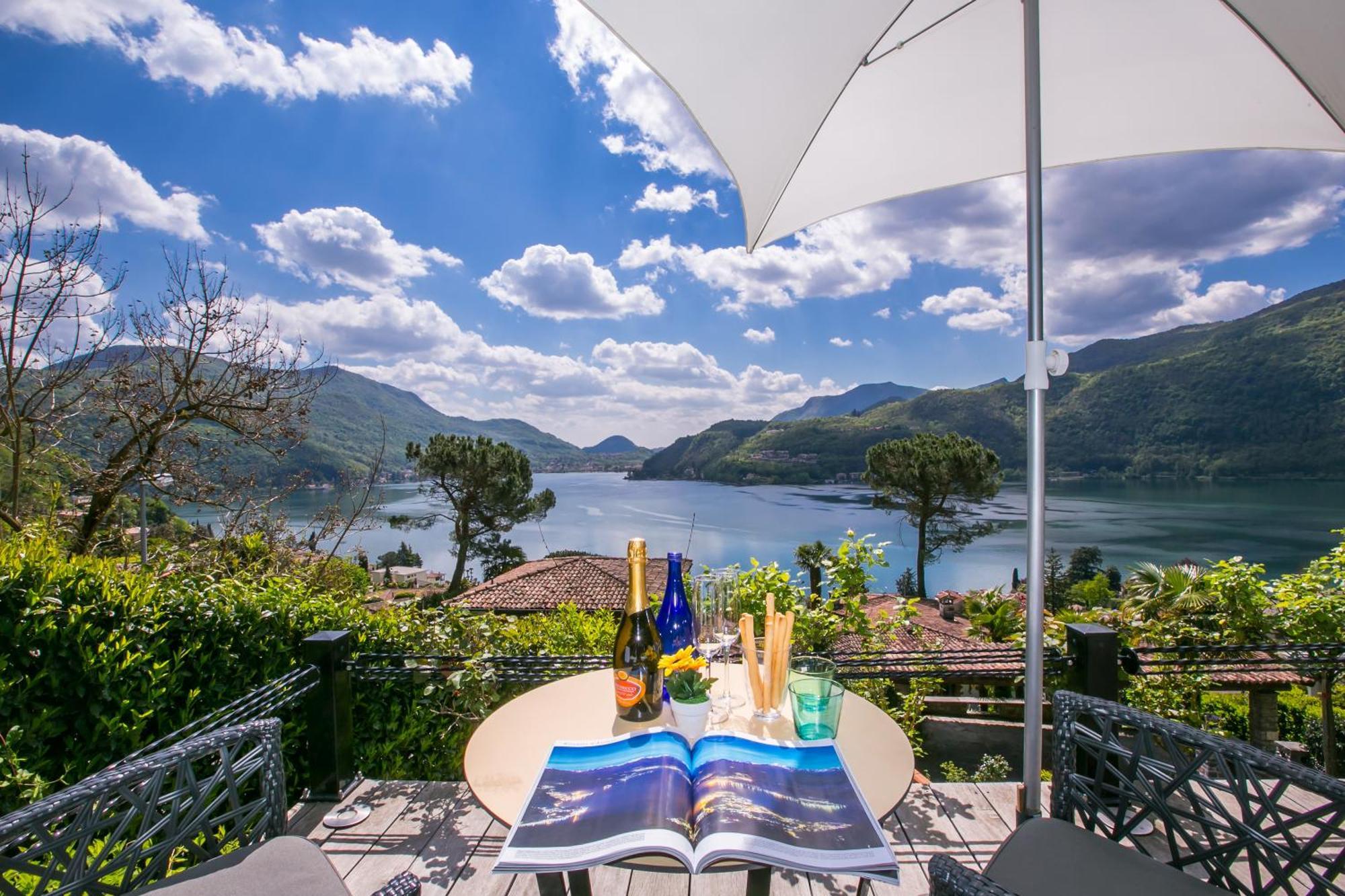 Morcote Magic View - Happy Rentals Kültér fotó